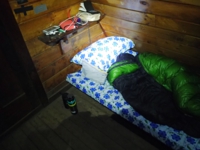 inside of hut