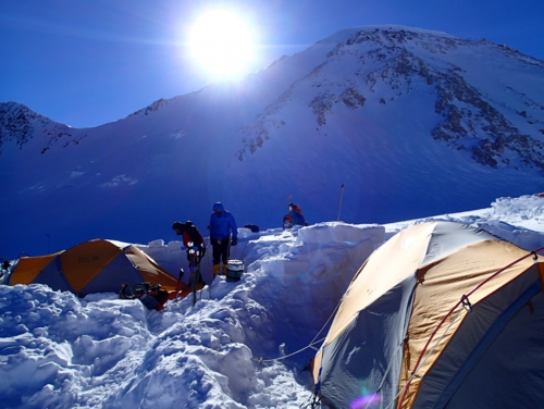 Morning of High camp