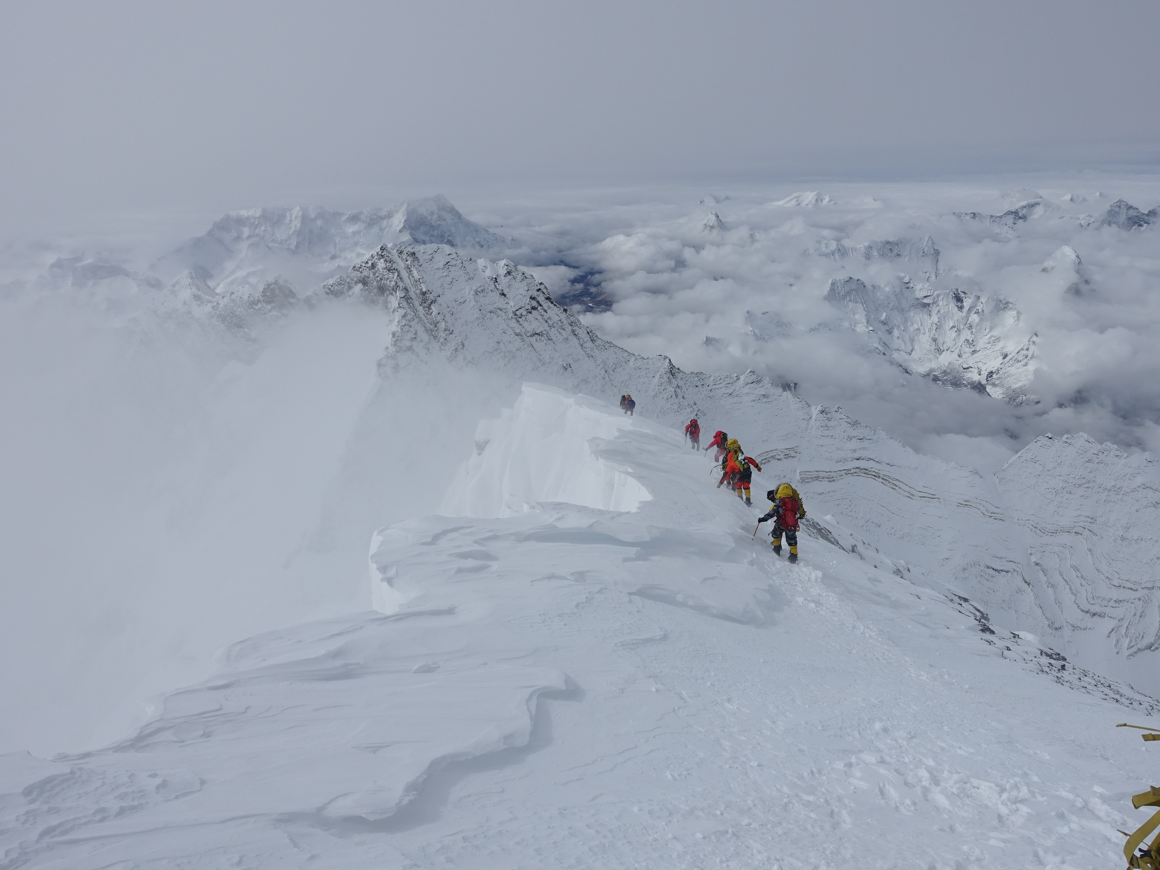 Lotse from Everest summit