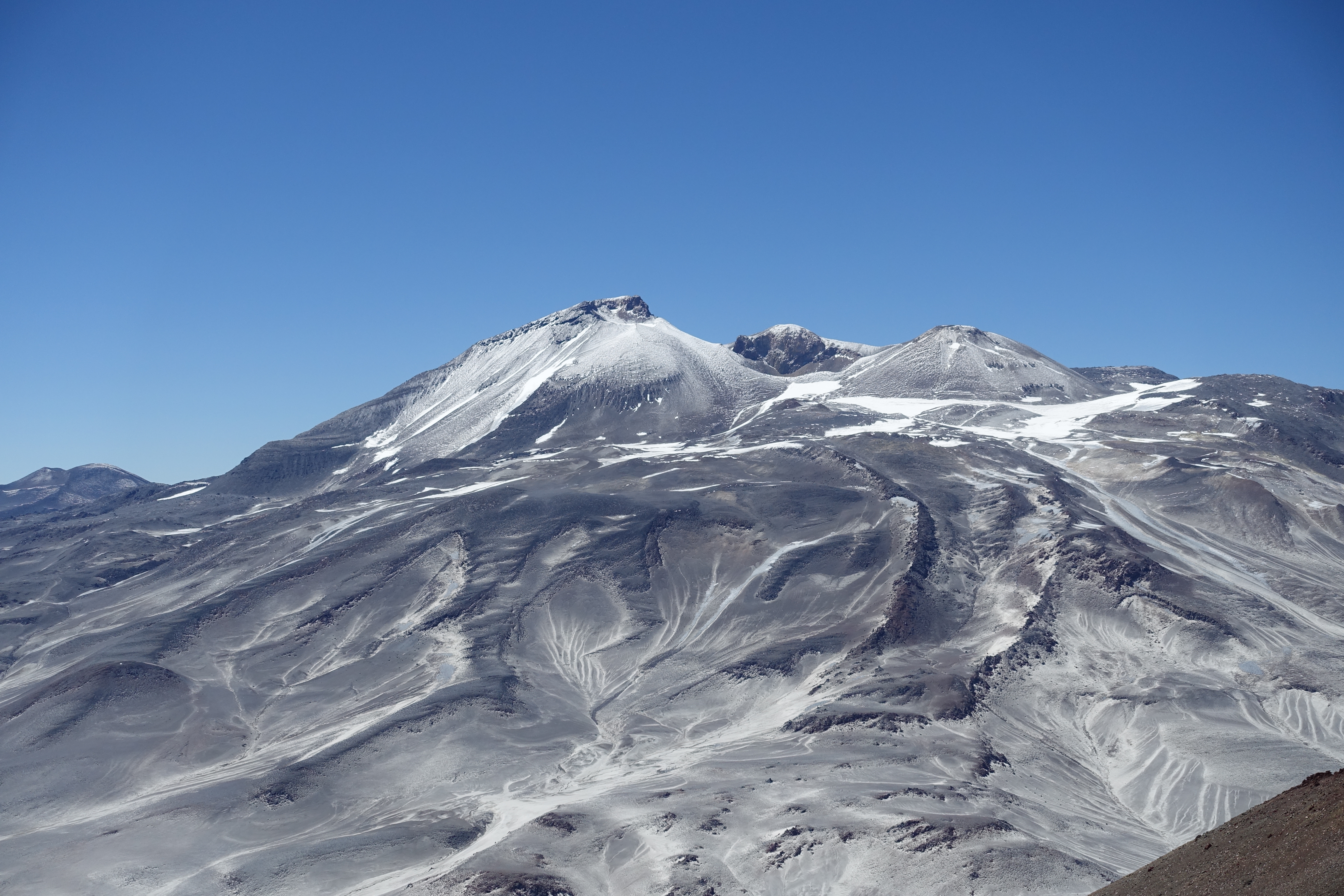 Ojos Del Salado from Vicunas