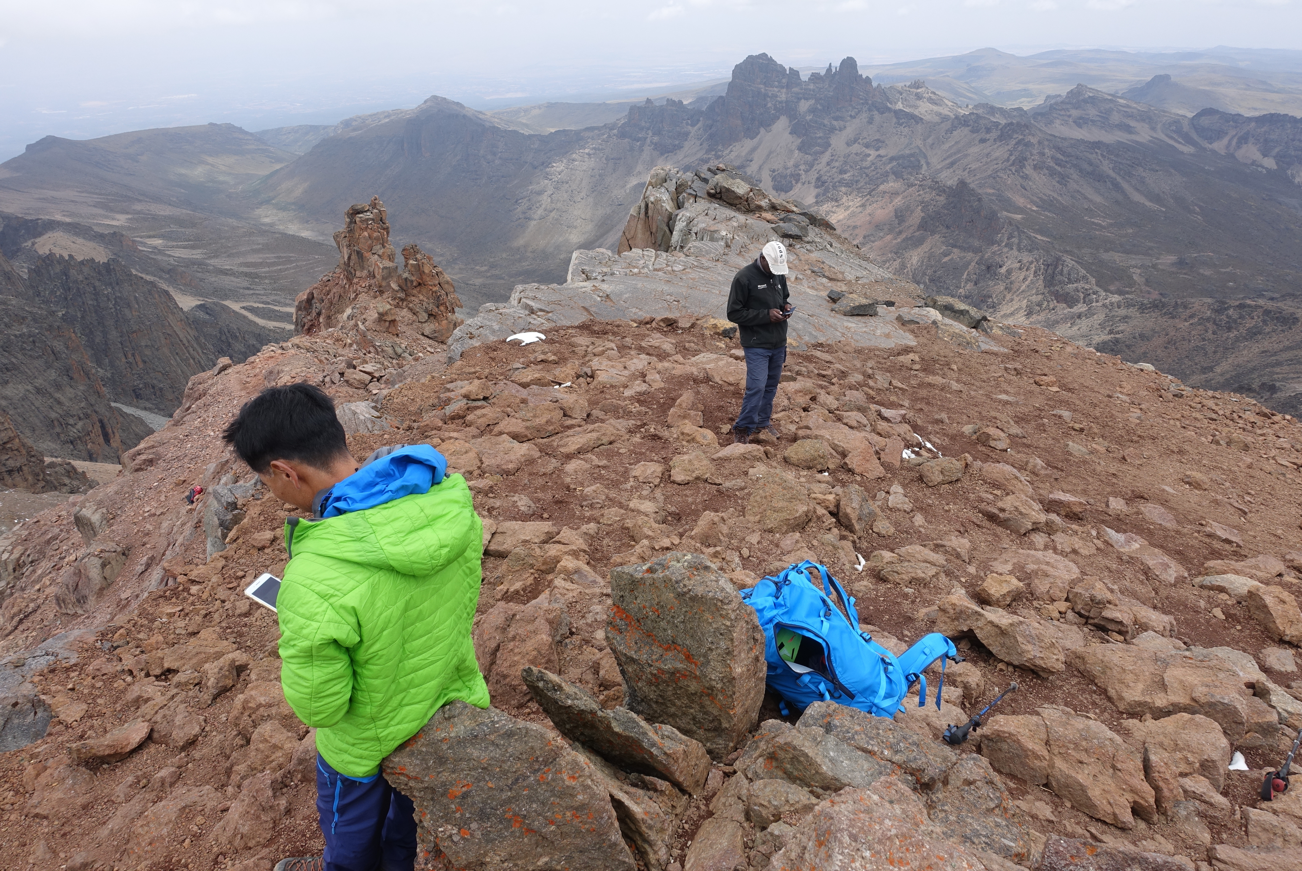 @Lenana peak